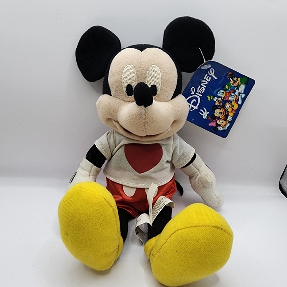 Disney Other - Mickey Mouse Valentine's Plush 10" Toy Factory